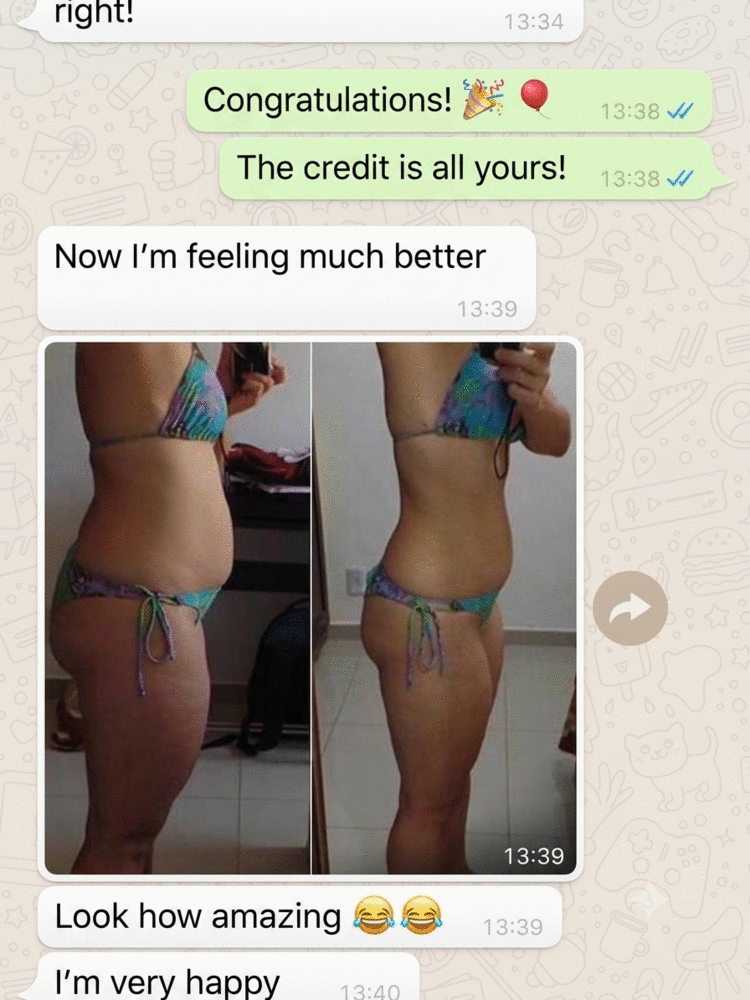 Real customer result